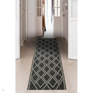 County Ishmael Silver In-Outdoor Flatweave Runner-Melrose-Rug Love - The Most Loved Rug Store